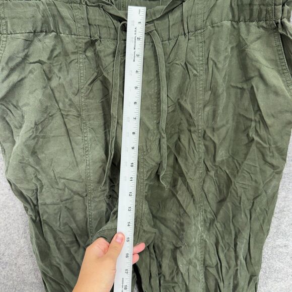 A New Day Pants Women 2XL Gray High Rise Flat Front Tapered Chino Drawstring - Picture 4 of 9